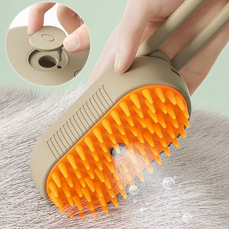 Steam Brush  3 In 1 Electric Spray Cat Hair Brushes For Massage Pet Grooming Comb Hair Removal Combs Pet Products