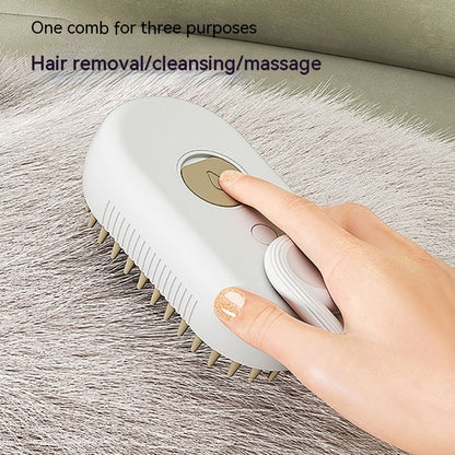 Steam Brush  3 In 1 Electric Spray Cat Hair Brushes For Massage Pet Grooming Comb Hair Removal Combs Pet Products