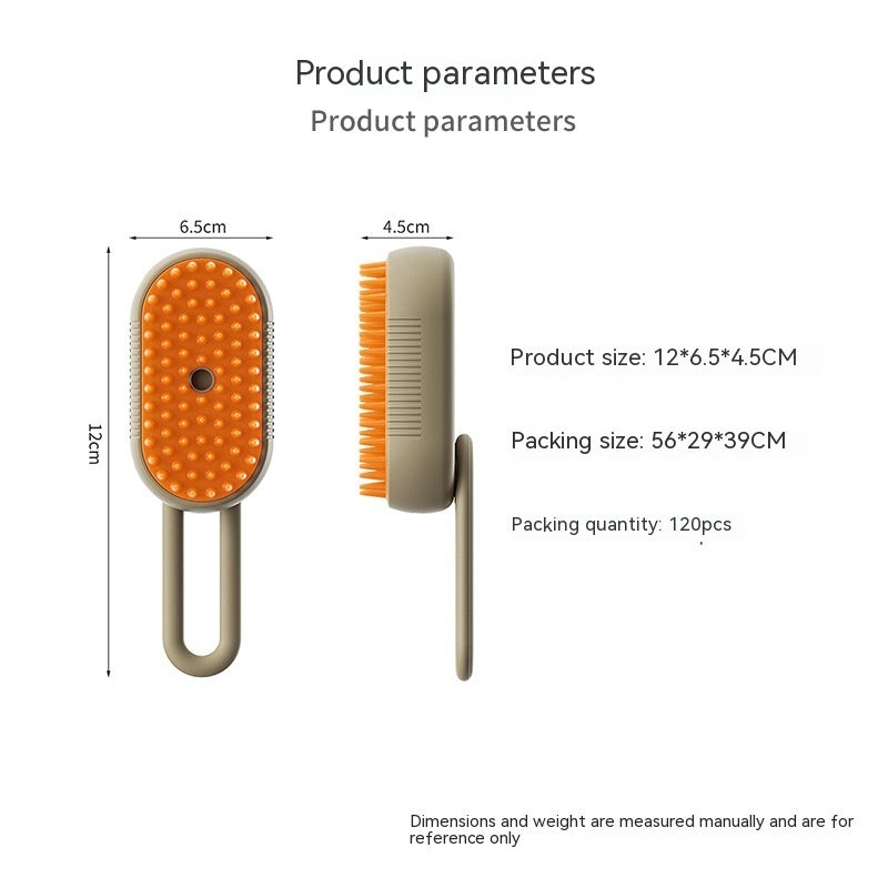 Steam Brush  3 In 1 Electric Spray Cat Hair Brushes For Massage Pet Grooming Comb Hair Removal Combs Pet Products
