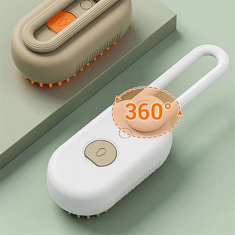 Steam Brush  3 In 1 Electric Spray Cat Hair Brushes For Massage Pet Grooming Comb Hair Removal Combs Pet Products